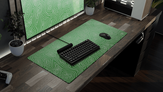 Forest Gradient Topo | Mouse Pad